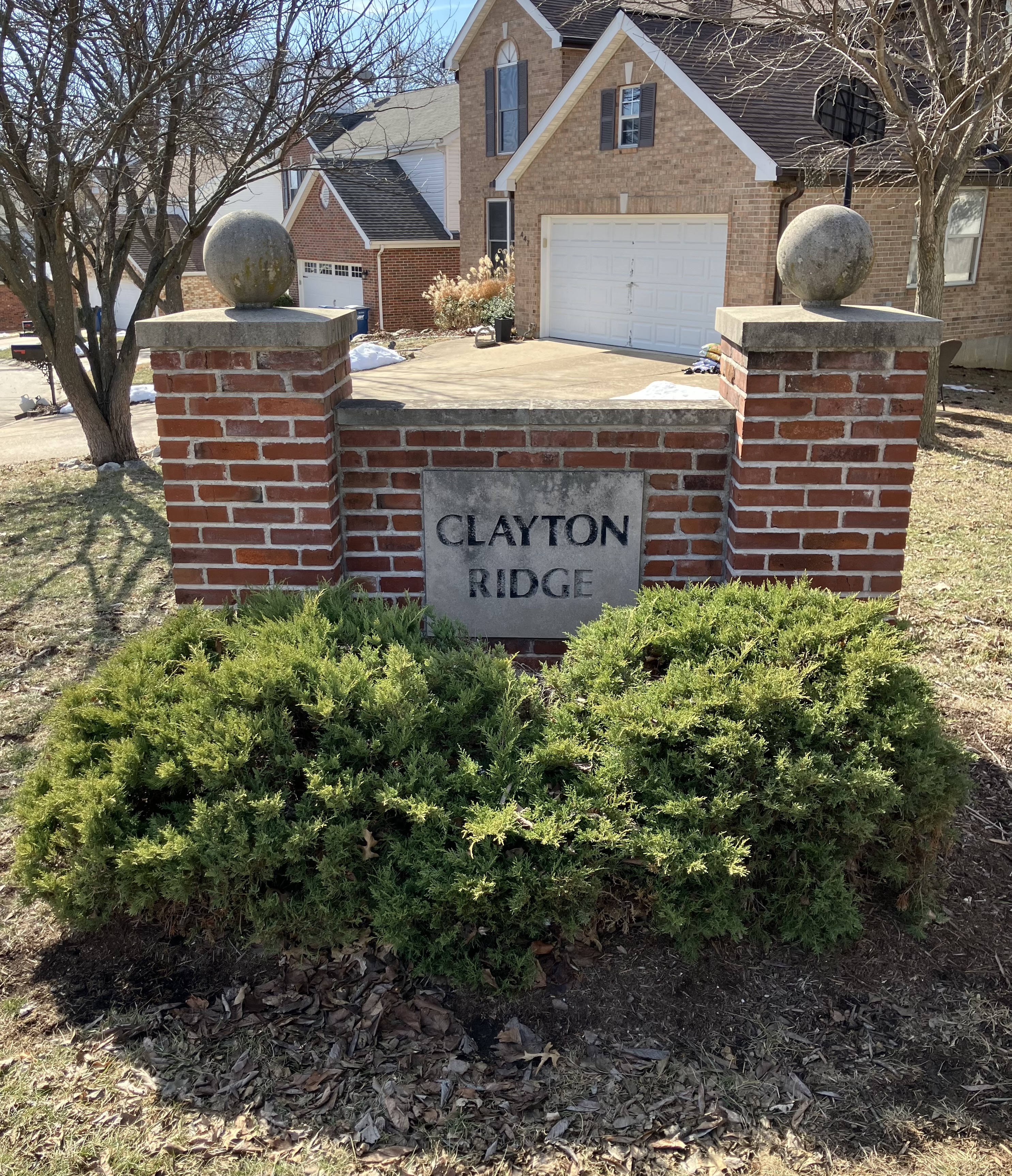 Subivision Sign